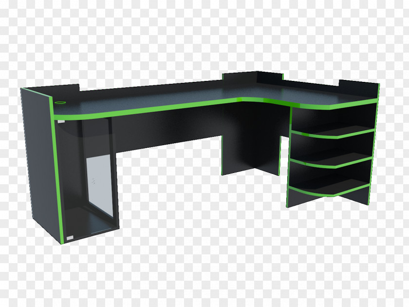 Desk Table Furniture Gamer Computer PNG