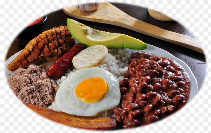 Dish Food Bandeja Paisa Colombian Cuisine Region Pabellón Criollo Arepa PNG