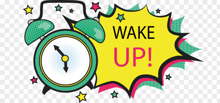 Green Alarm Explosive Sticker Clock Illustration PNG