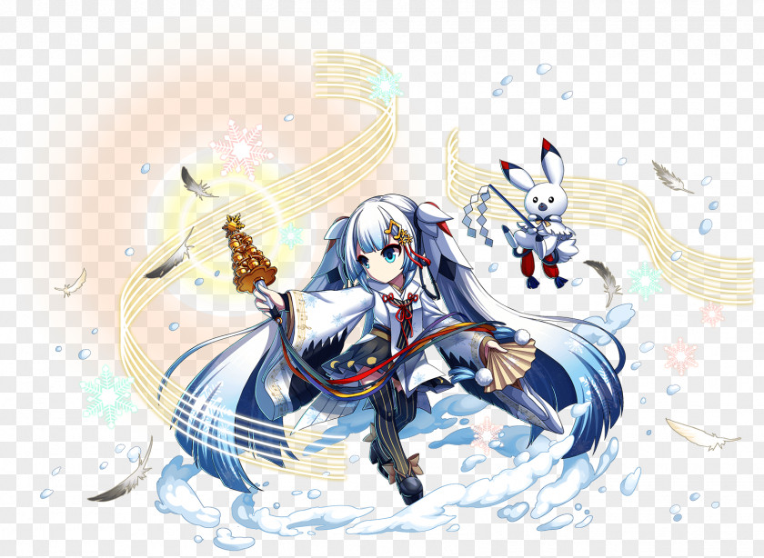 Hatsune Miku Brave Frontier Vocaloid 雪未來 Senbonzakura PNG