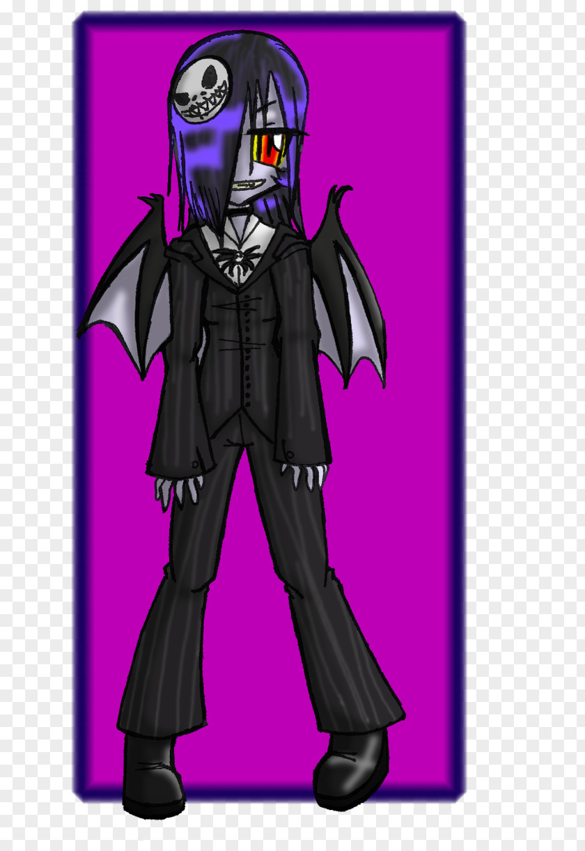 Joker Demon Costume Legendary Creature Animated Cartoon PNG