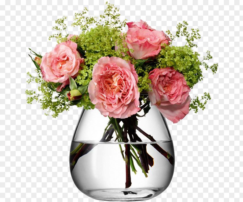 Vase Flower Bouquet Cut Flowers Gift PNG