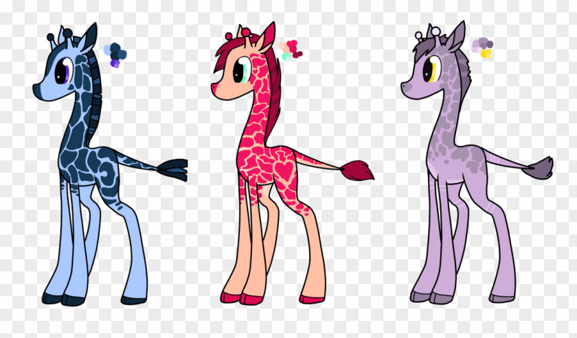 Giraffe Horse Pony Art Mammal PNG