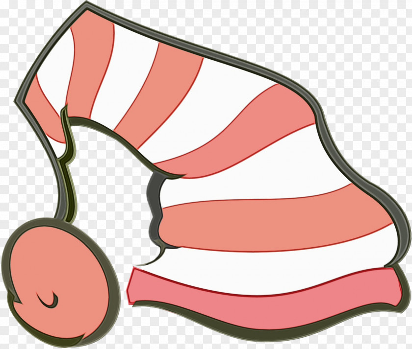 Pink Line Peach PNG