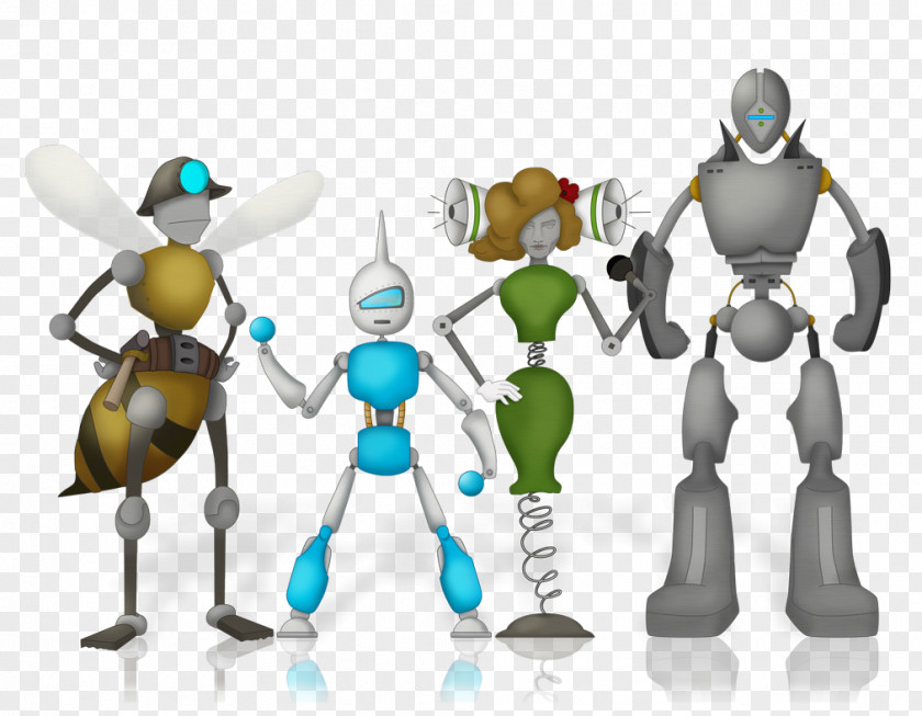 Robot Figurine Automation Mecha PNG