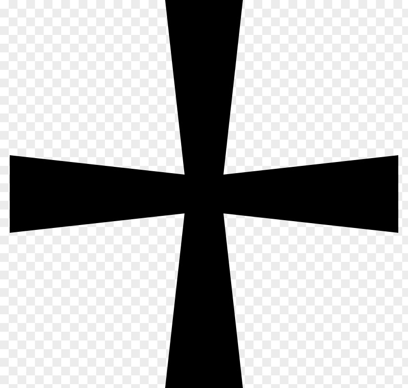 Sign Of The Cross Occitan Sticker Narbonne Knights Templar PNG