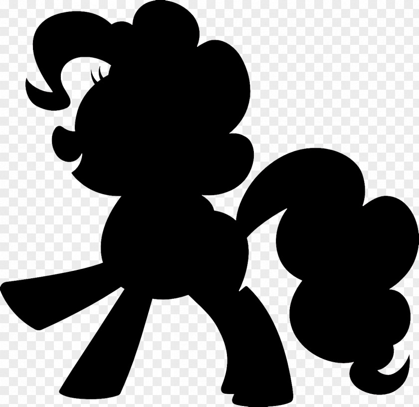 Silhouettes My Little Pony Pinkie Pie Rainbow Dash T-shirt PNG