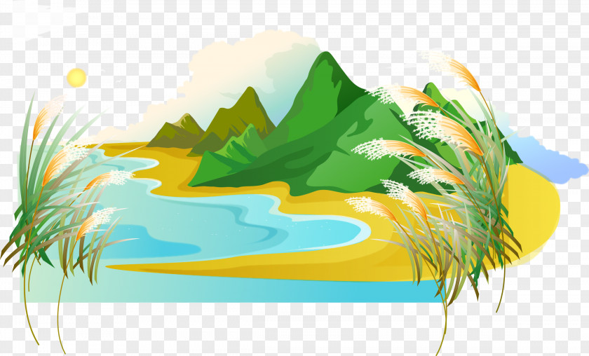 Vector Forest Illustration PNG