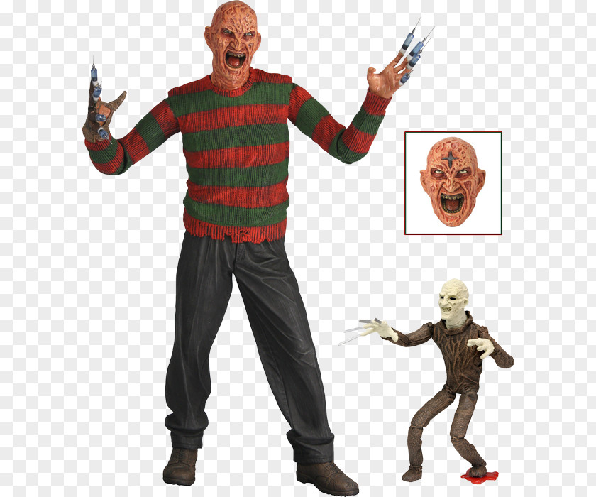 Action Figure Freddy Krueger National Entertainment Collectibles Association A Nightmare On Elm Street & Toy Figures New Line Cinema PNG