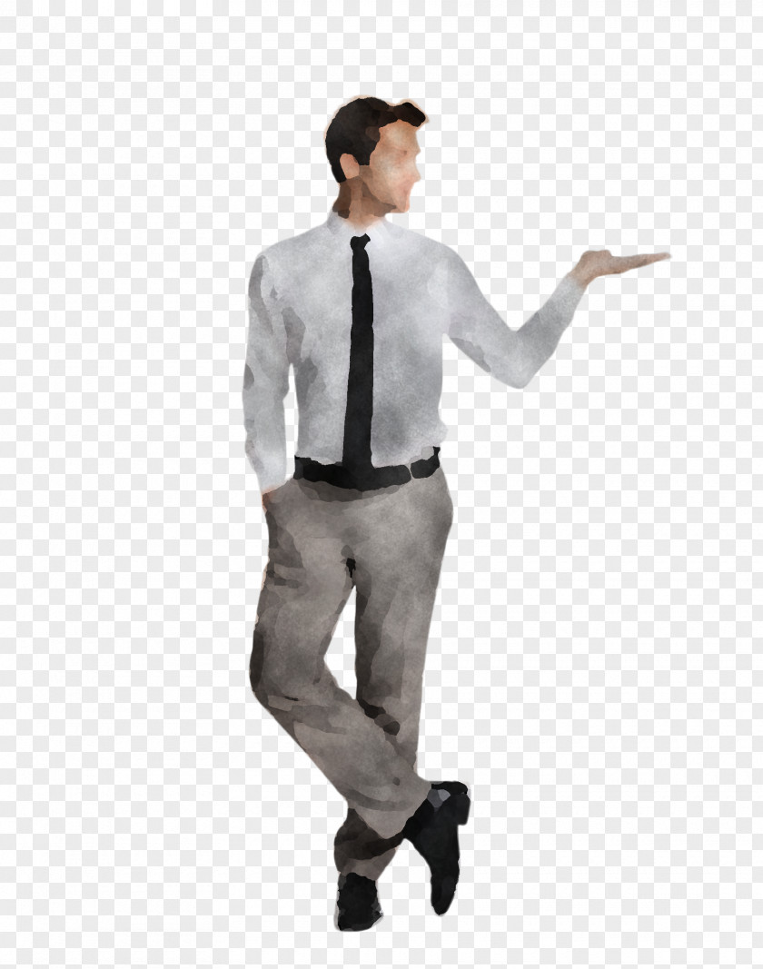 Footwear Sleeve Standing White Suit Clothing Formal Wear PNG