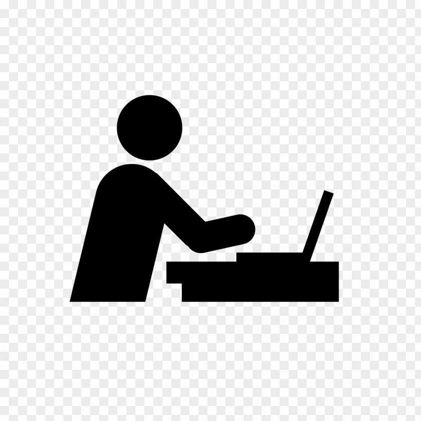 Silhouette Computer Download PNG