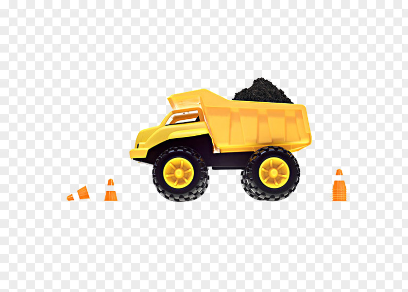 Yellow Toys Dump Truck Toy Stock Photography Haul PNG