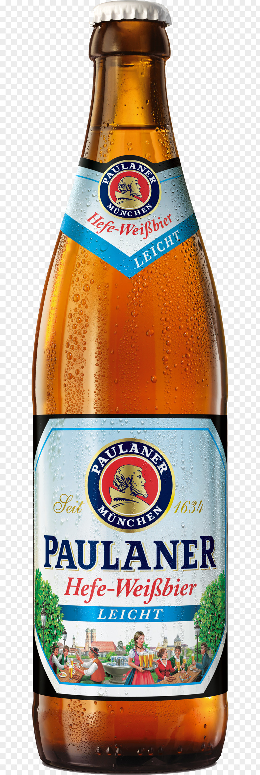 Beer Paulaner Brewery Wheat Dunkel Hefeweizen PNG
