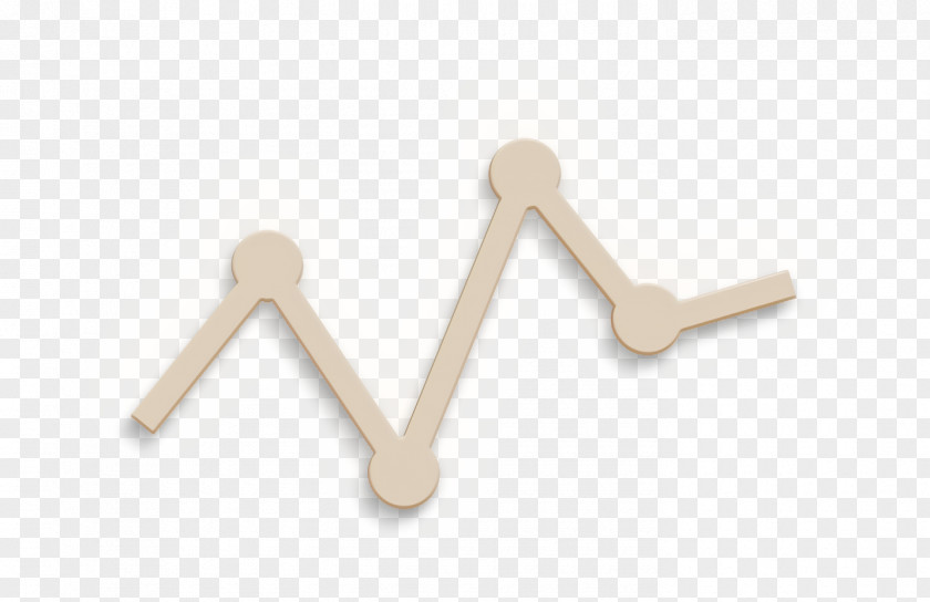 Business Icon Analysis Of Statistics In A Line Graphic With Points PNG