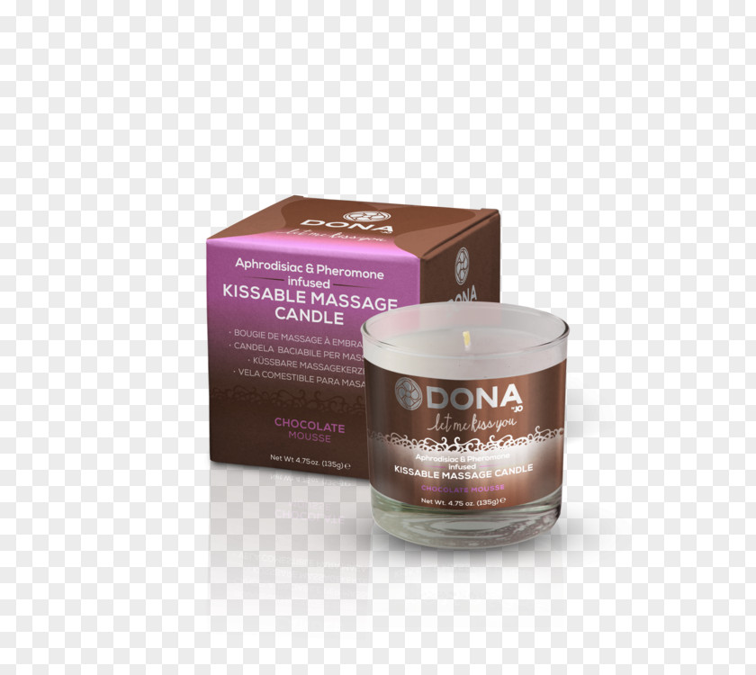 Candle Cream Massage Lotion Chocolate PNG