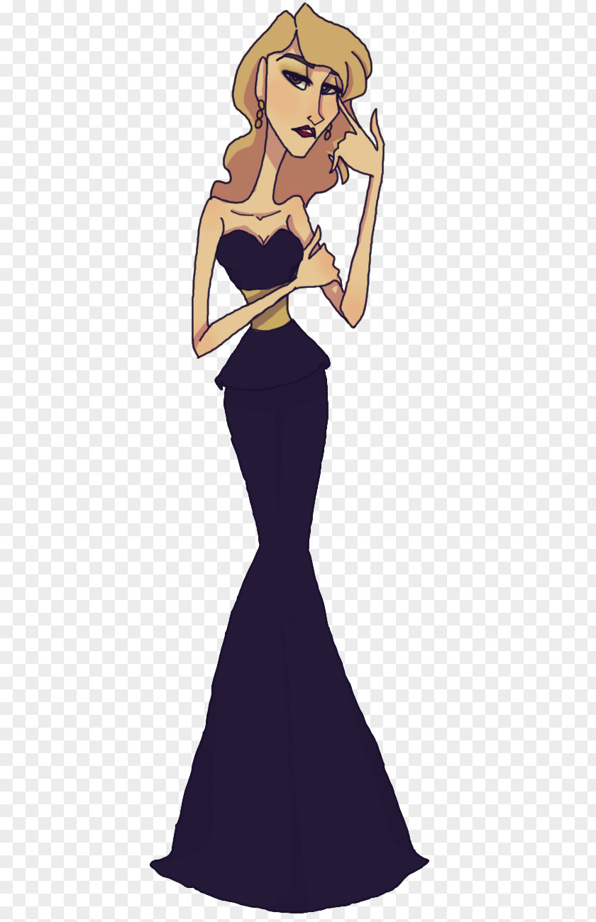 Cocktail Gown Dress Cartoon PNG