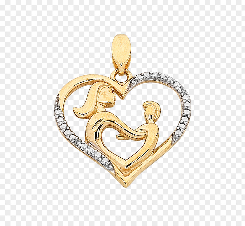 Gold Locket Silver Body Jewellery PNG