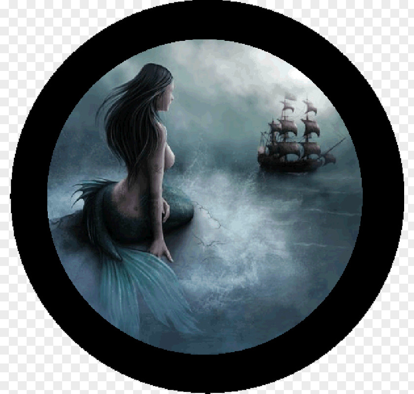 Mermaid Piracy Ship Art Jolly Roger PNG