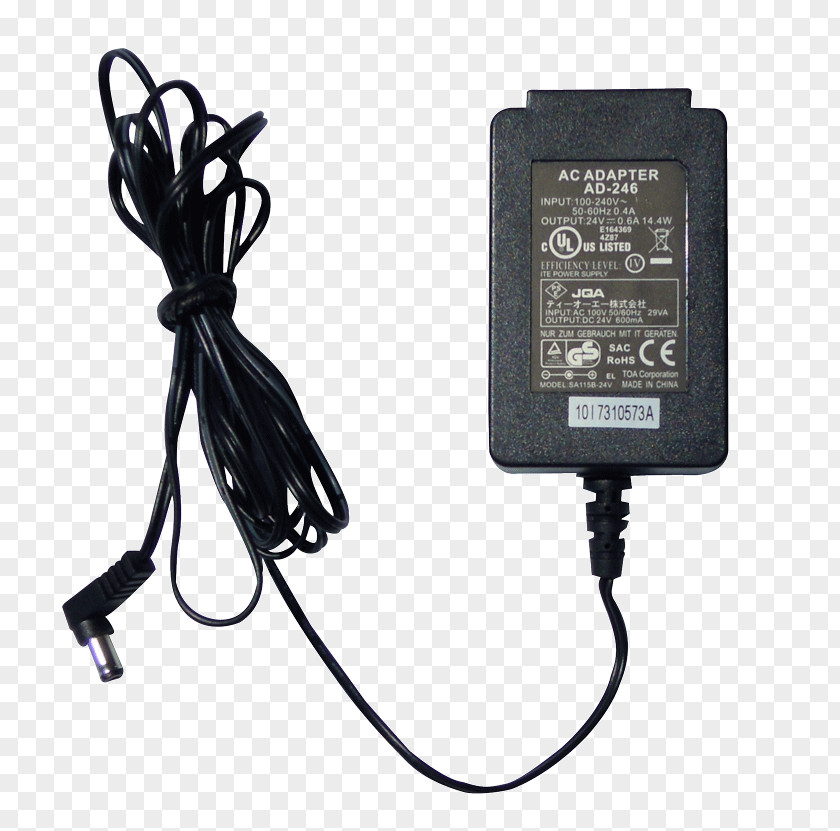 Microphone Creative Advertising AC Adapter Battery Charger Electric Power Loudspeaker PNG