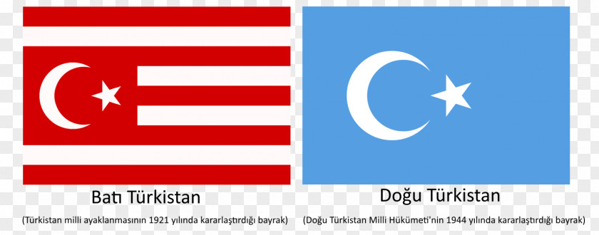 Halk Second East Turkestan Republic Mount & Blade Flag Of PNG