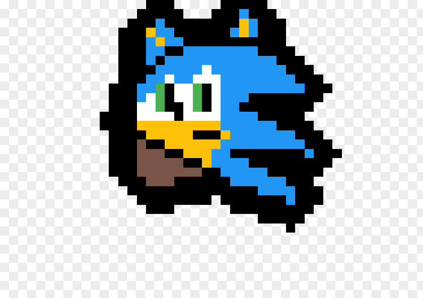 Sonic The Hedgehog Pixel Image Art Pixelation Sticker PNG