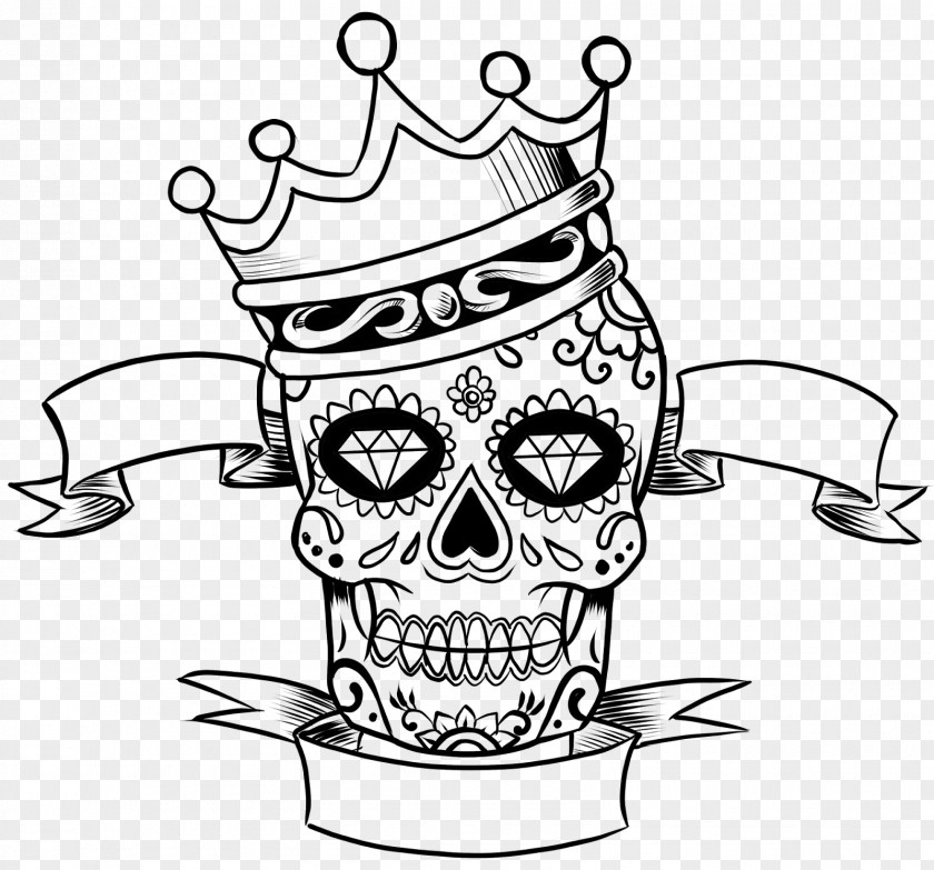 Tattoo Calavera Skull Day Of The Dead Child PNG