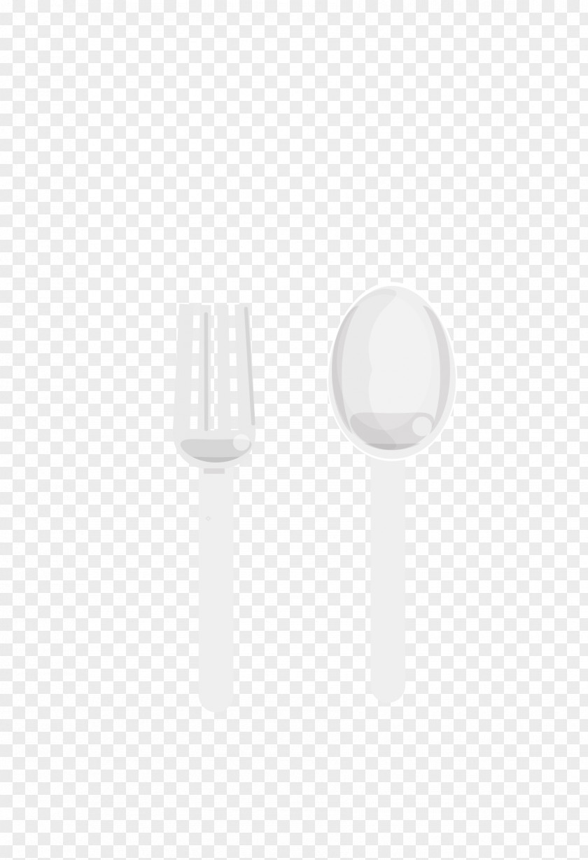Vector White Tableware Spoon Fork Material Pattern PNG