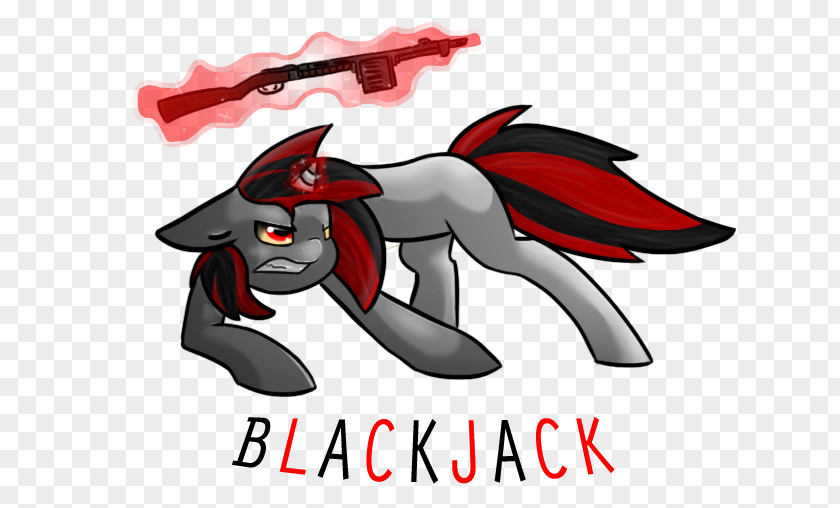 Blackjack Legendary Creature Horse Clip Art PNG