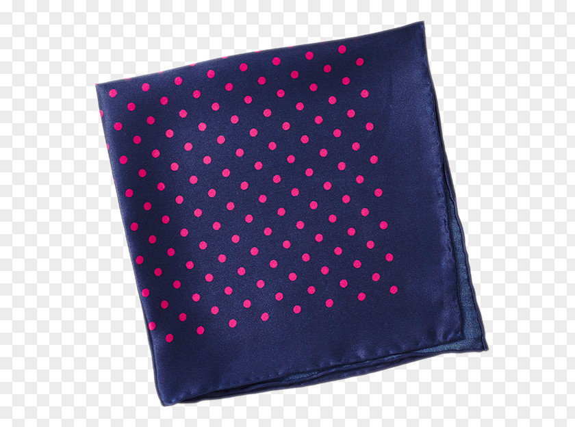 Blue Dot Polka Textile PNG