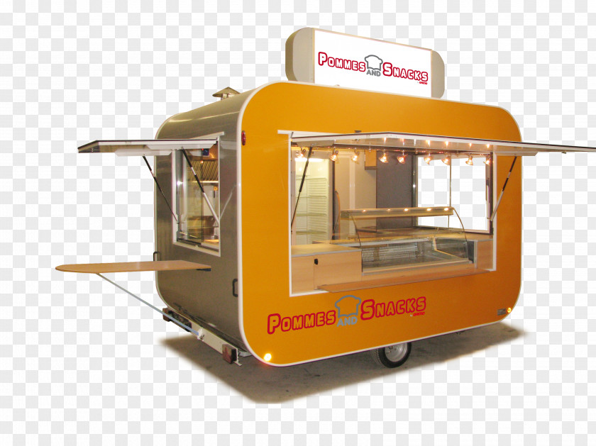 Ice Cream French Fries Food Truck PNG