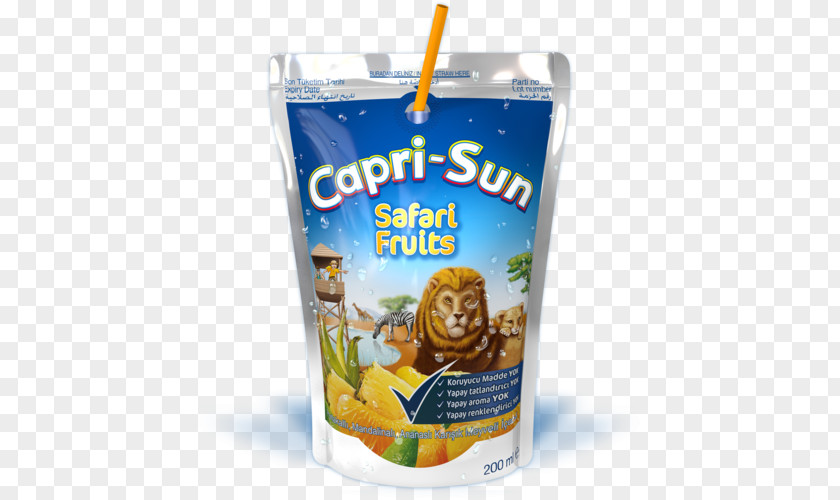 Juice Non-alcoholic Drink Capri Sun PNG