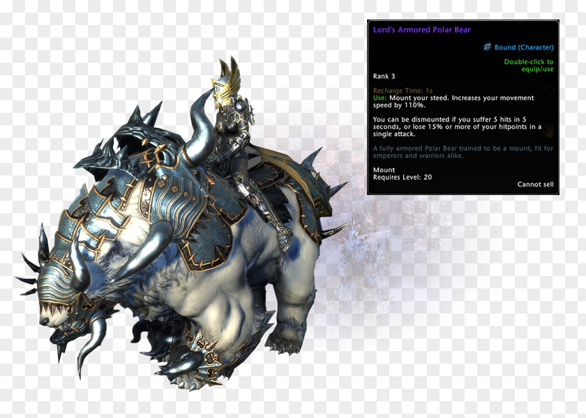 Polar Bear Neverwinter Dungeons & Dragons Minsc PNG