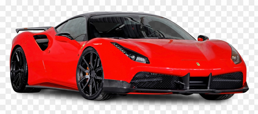 Red Ferrari 488 GTB Car 458 LaFerrari PNG