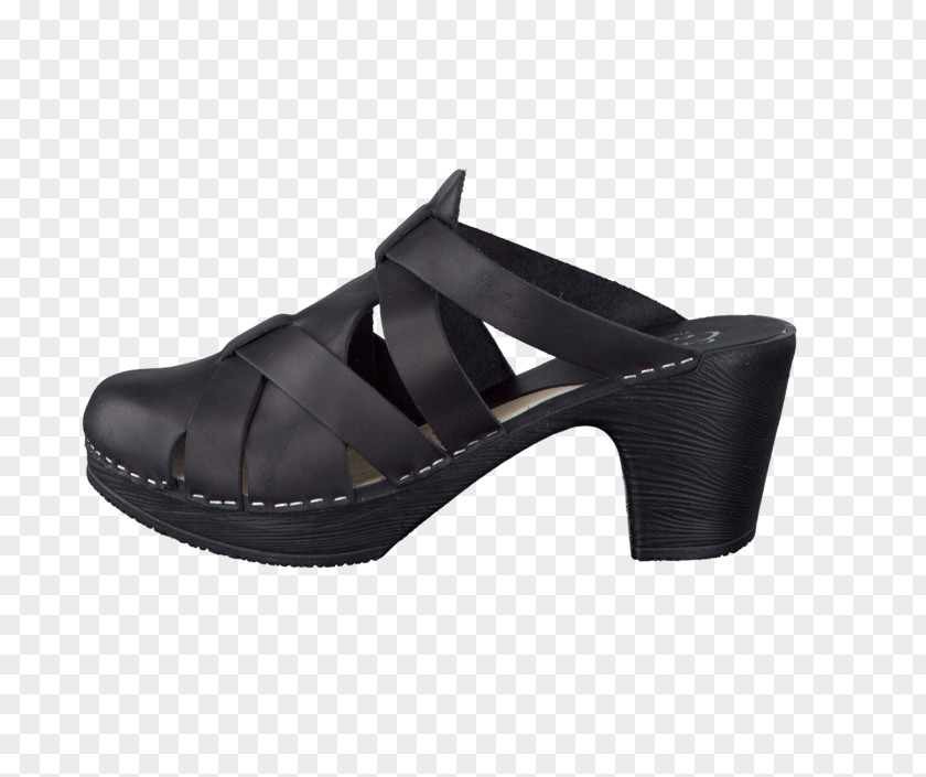 Sandal Slide Shoe Walking Black M PNG
