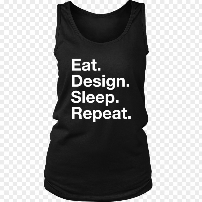 Eat Sleep T-shirt Neckline Hoodie Top PNG