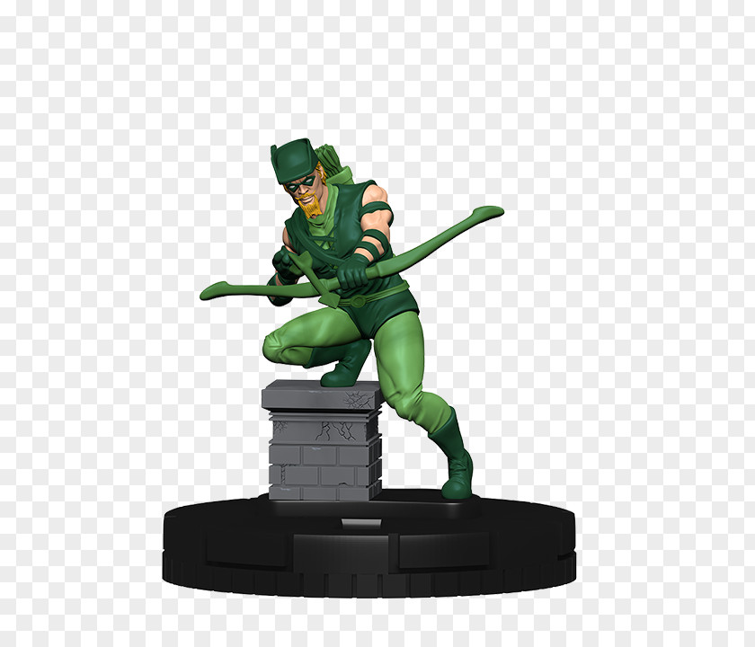 Flash HeroClix Green Arrow Lantern Hal Jordan Figurine PNG