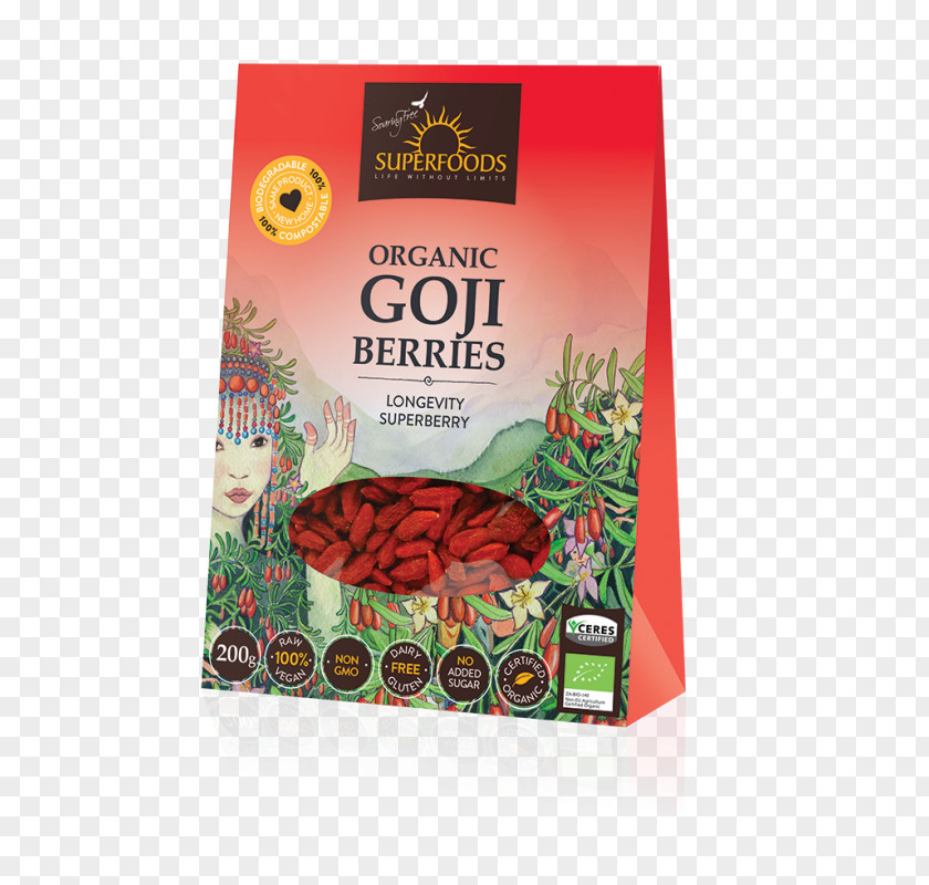 Goji Berries Raw Foodism Organic Food Superfood Maca PNG