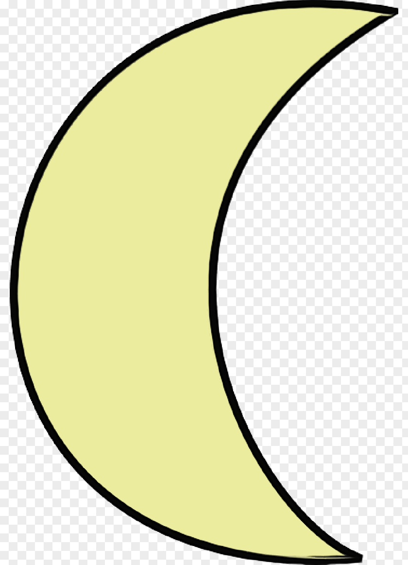 Plant Symbol Yellow Clip Art Crescent Line Circle PNG