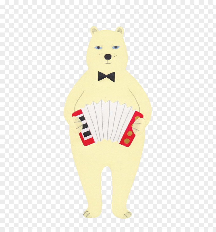 Accordion Bear IPod Touch Wallpaper PNG