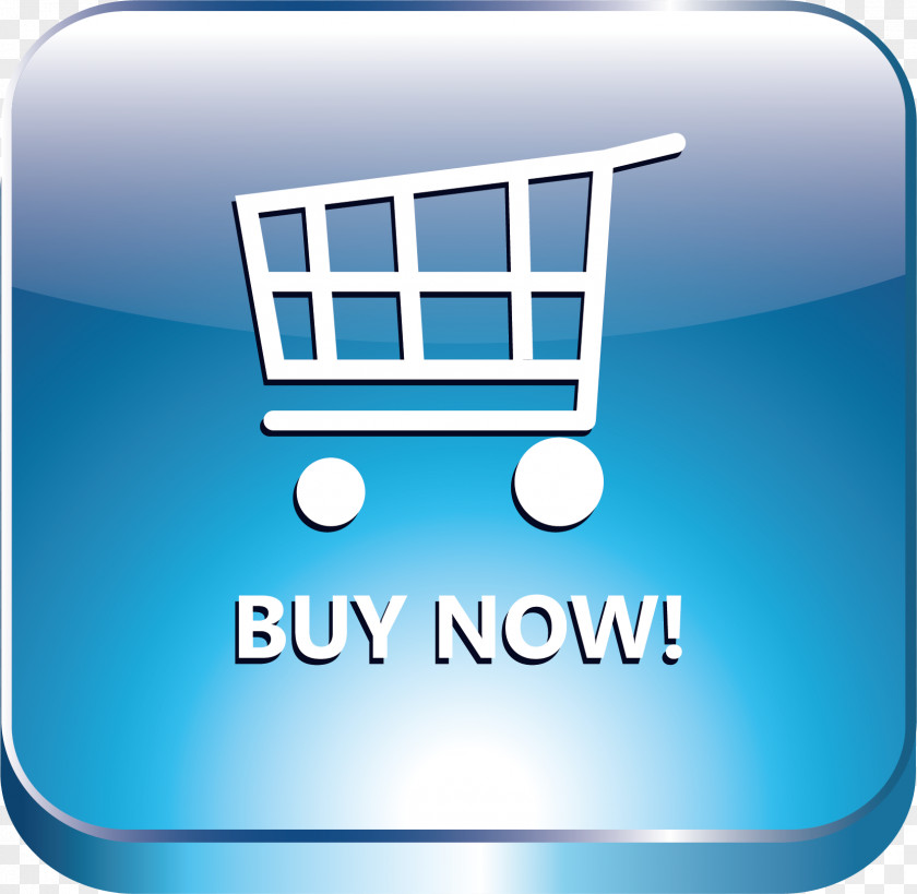 Blue Purchase Button Online Shopping E-commerce Stock Photography Icon PNG