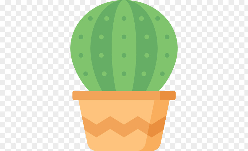 Cactus Green Flowerpot PNG