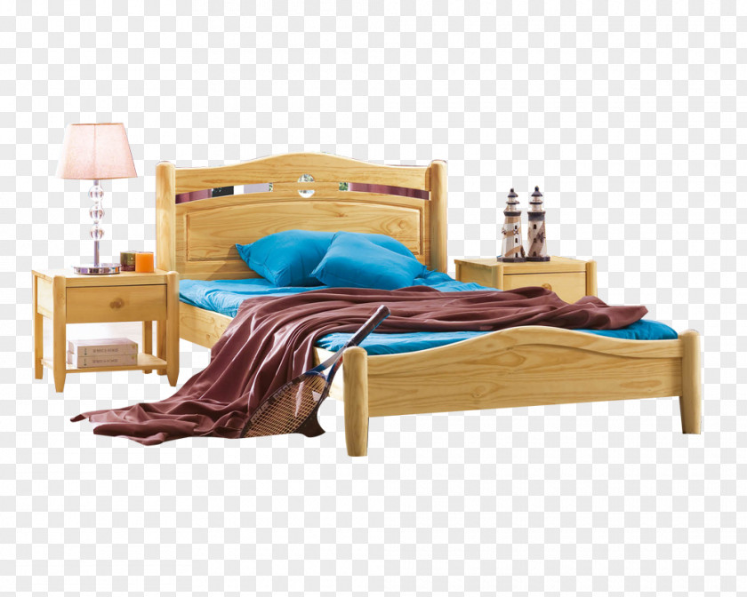 Solid Wood Bed Room Bedroom Furniture Ceiling Fan PNG
