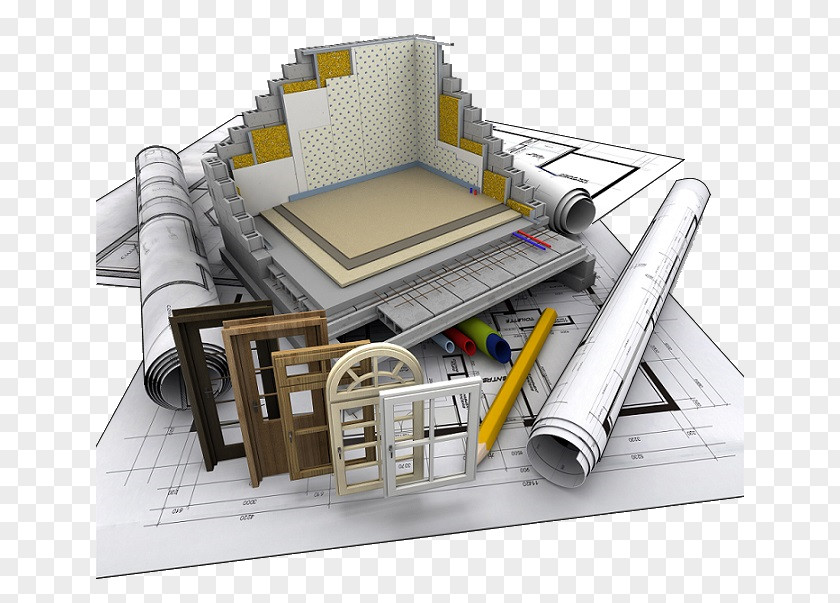 Building Architectural Engineering Materials Design PNG