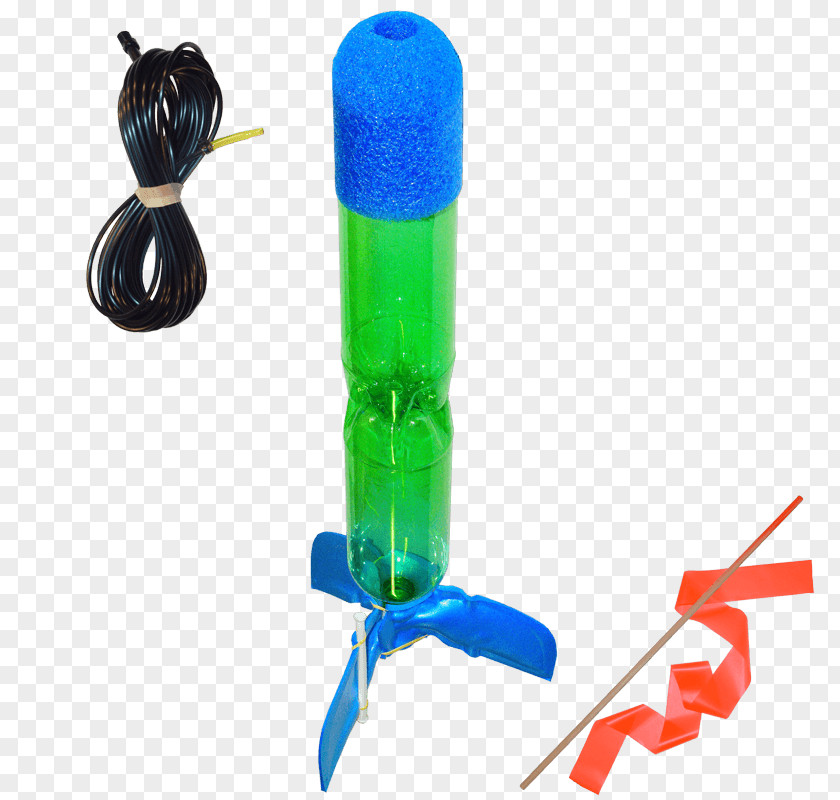 Caressing Water Rocket Skylab 2 Bottle PNG