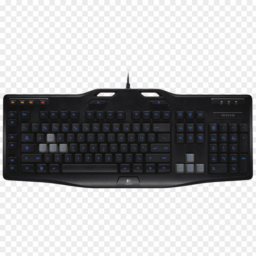 Keyboard Computer Gaming Keypad Logitech Video Game Input Devices PNG