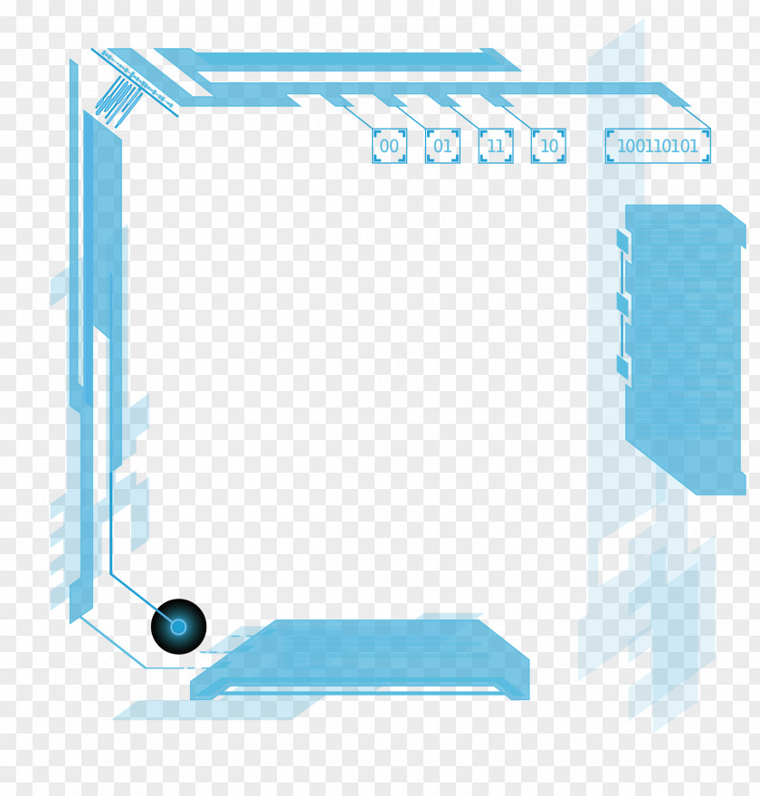Mechanical Science And Technology Blue Border Vector Material Engineering Computer File PNG