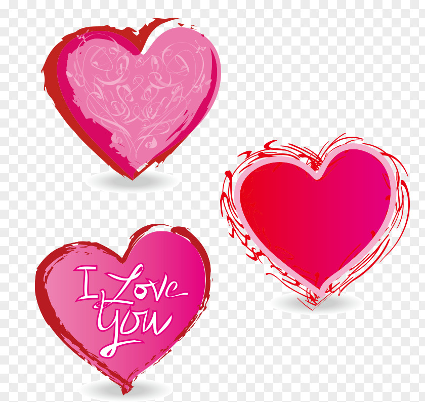 Romantic Heart Euclidean Vector Clip Art PNG