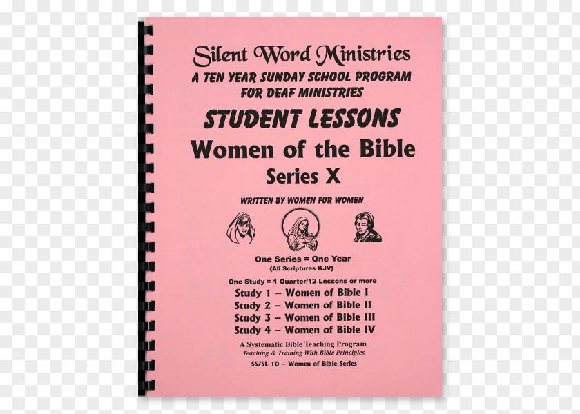 School Season Bible Pink M Font Ten Year Series Deaf Culture PNG