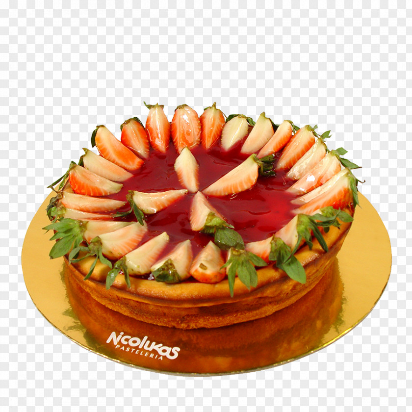 Strawberry Cheesecake Tart Torte Fruitcake Recipe PNG