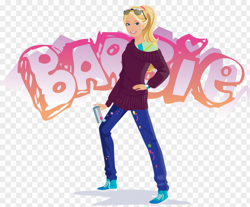 Barbie Doll Drawing Clip Art PNG